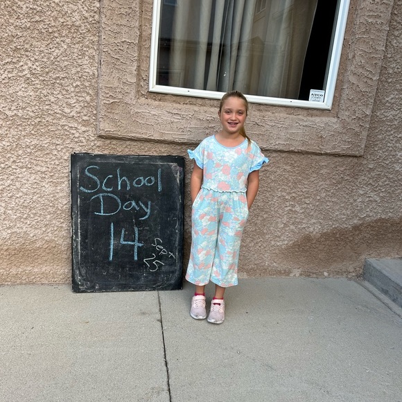 Matilda Jane Girls Capri Romper size 8 - Picture 6 of 6